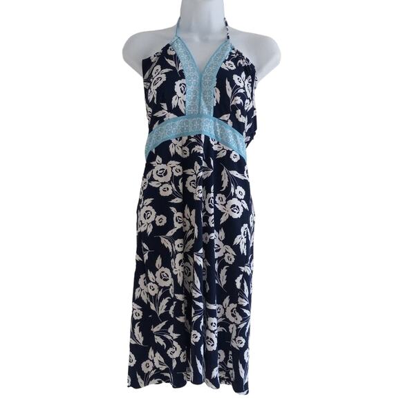 Loft Banded Waist Halter Dress - Picture 1 of 9